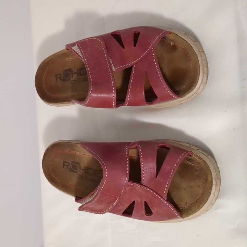 Rohde Leather Slip-On Sandals